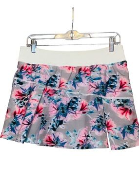 Lija Tennis Pickleball Golf Skort Skirt with Built-in Shorts pleated